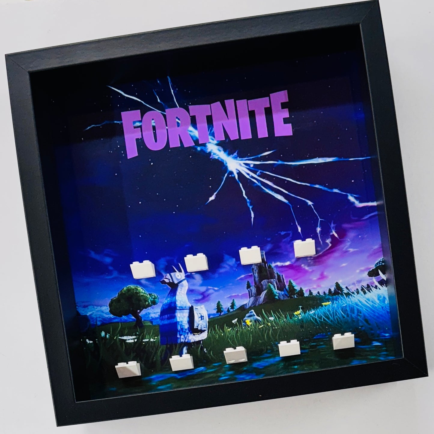 Display Frame Case For Lego Series Fortnite Bus minifigures 77073 v4