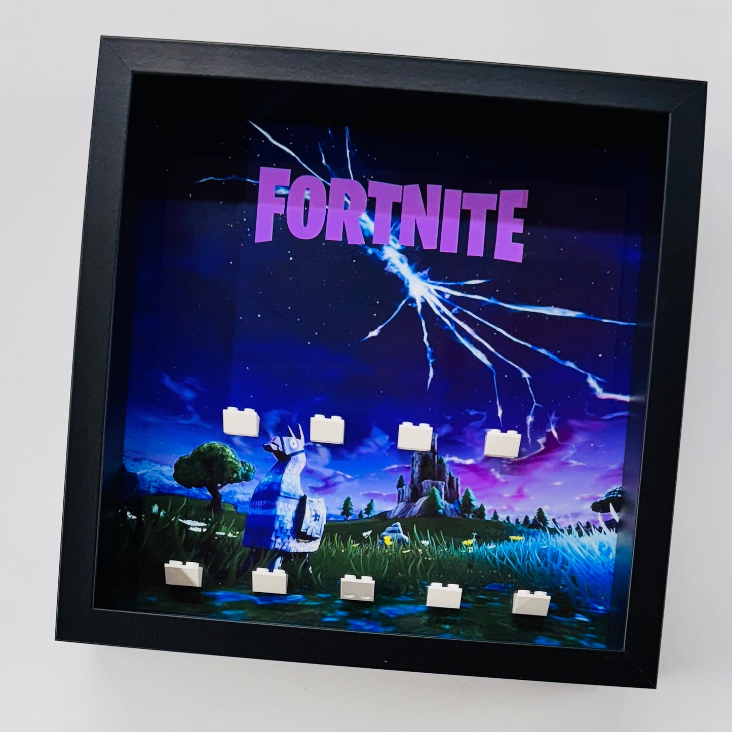 Display Frame Case For Lego Series Fortnite Bus minifigures 77073 v4