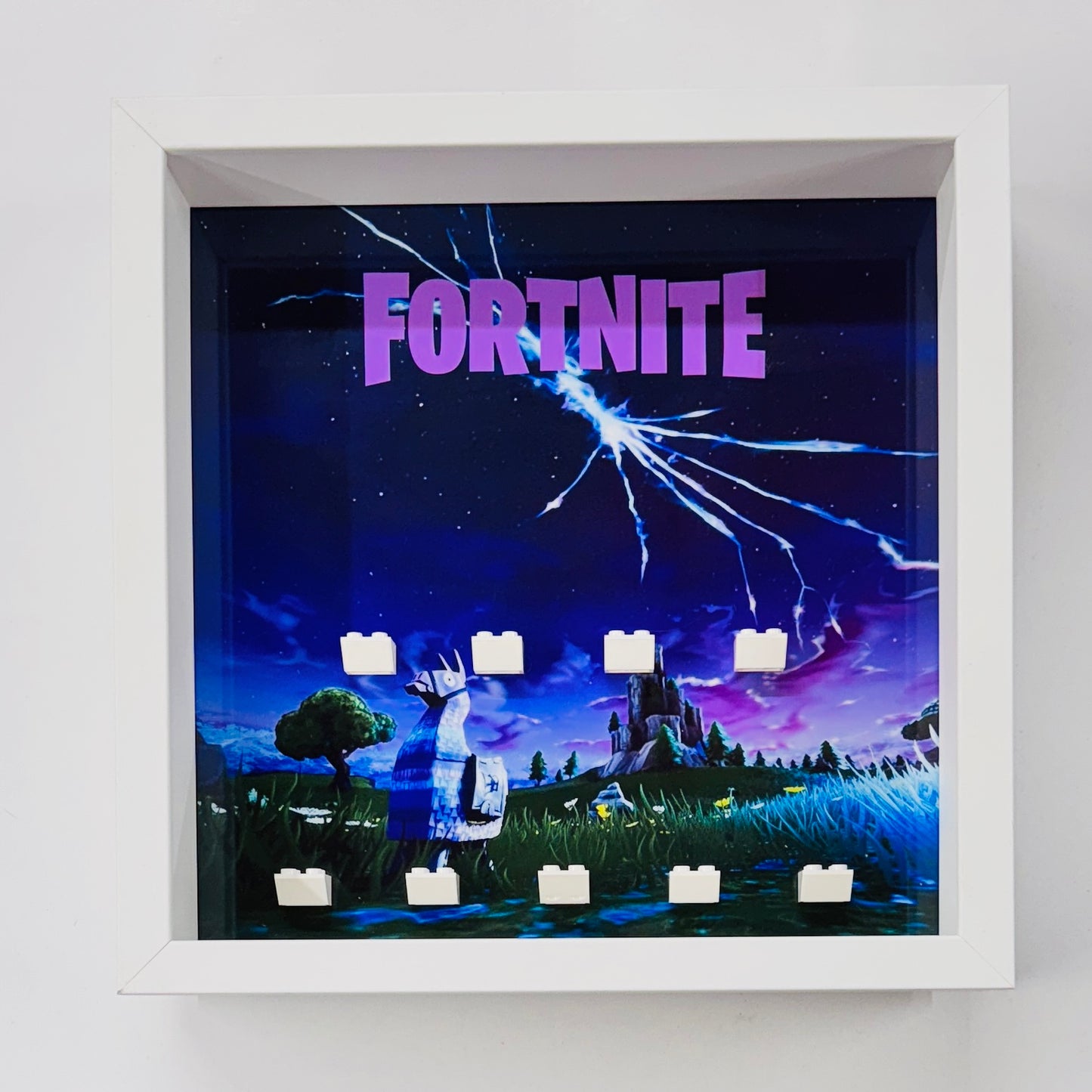 Display Frame Case For Lego Series Fortnite Bus minifigures 77073 v4