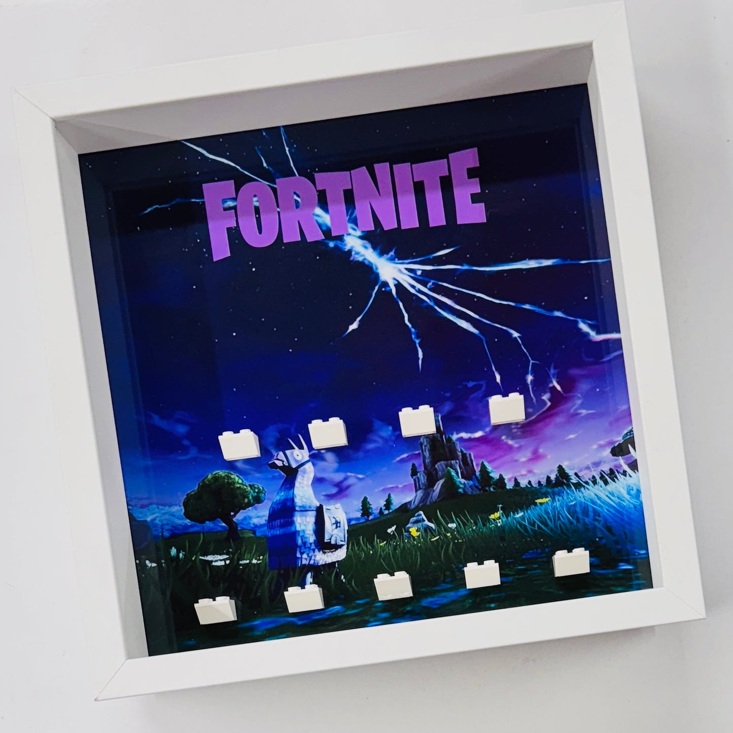 Display Frame Case For Lego Series Fortnite Bus minifigures 77073 v4