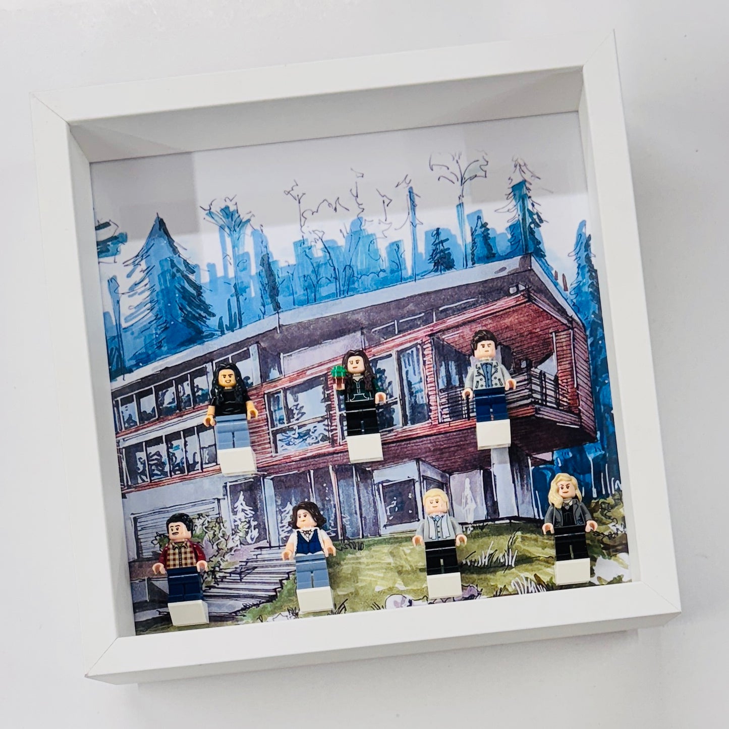 Display Frame Case For Lego Twilight The Cullen House minifigures 21354 V5