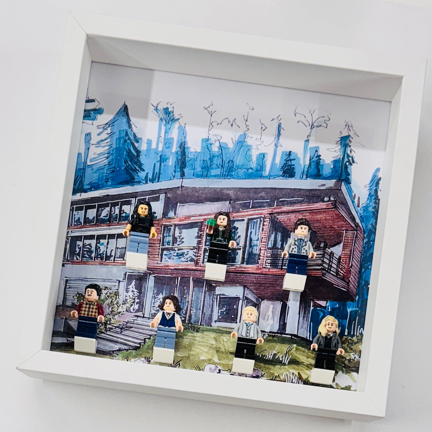 Display Frame Case For Lego Twilight The Cullen House minifigures 21354 V5