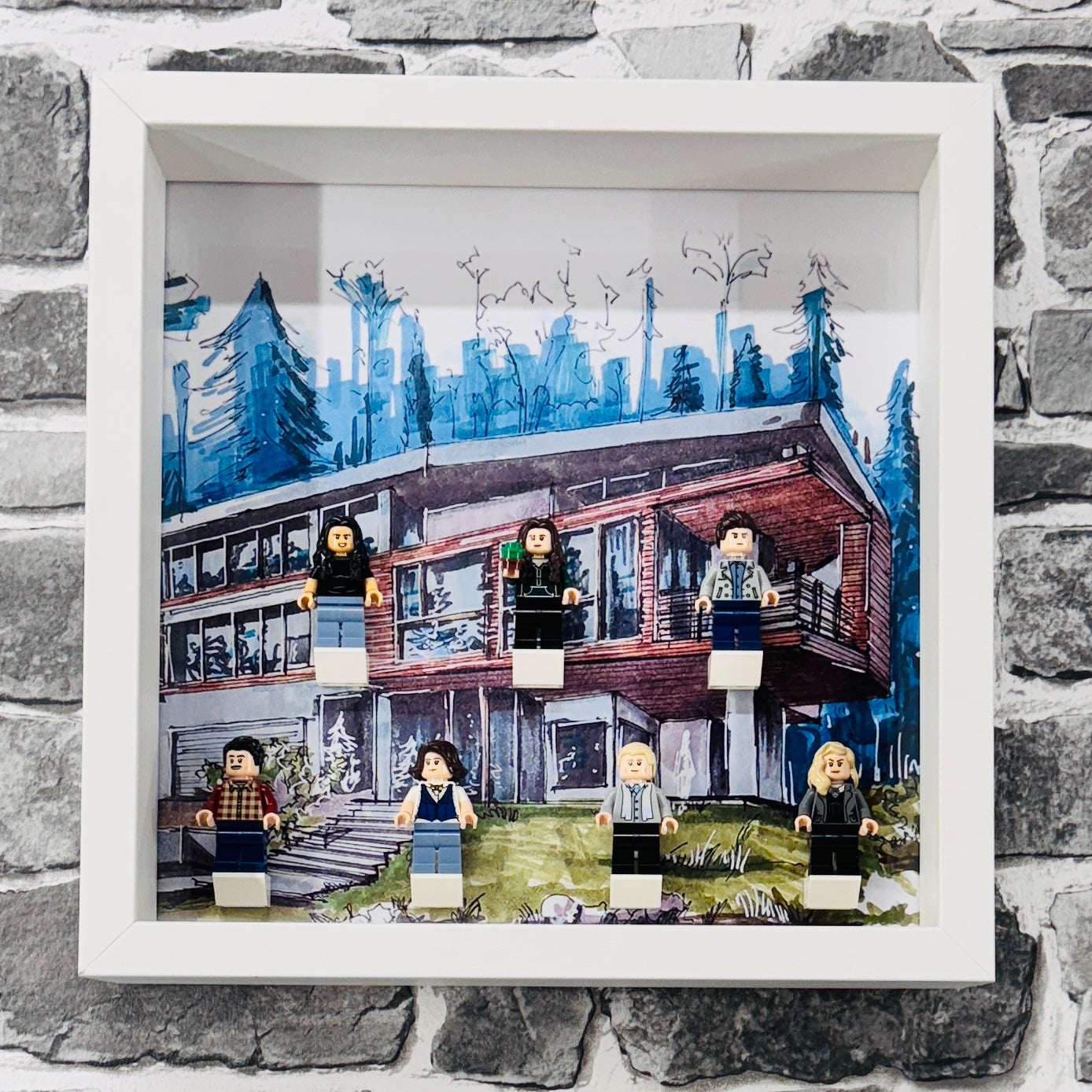 Display Frame Case For Lego Twilight The Cullen House minifigures 21354 V5
