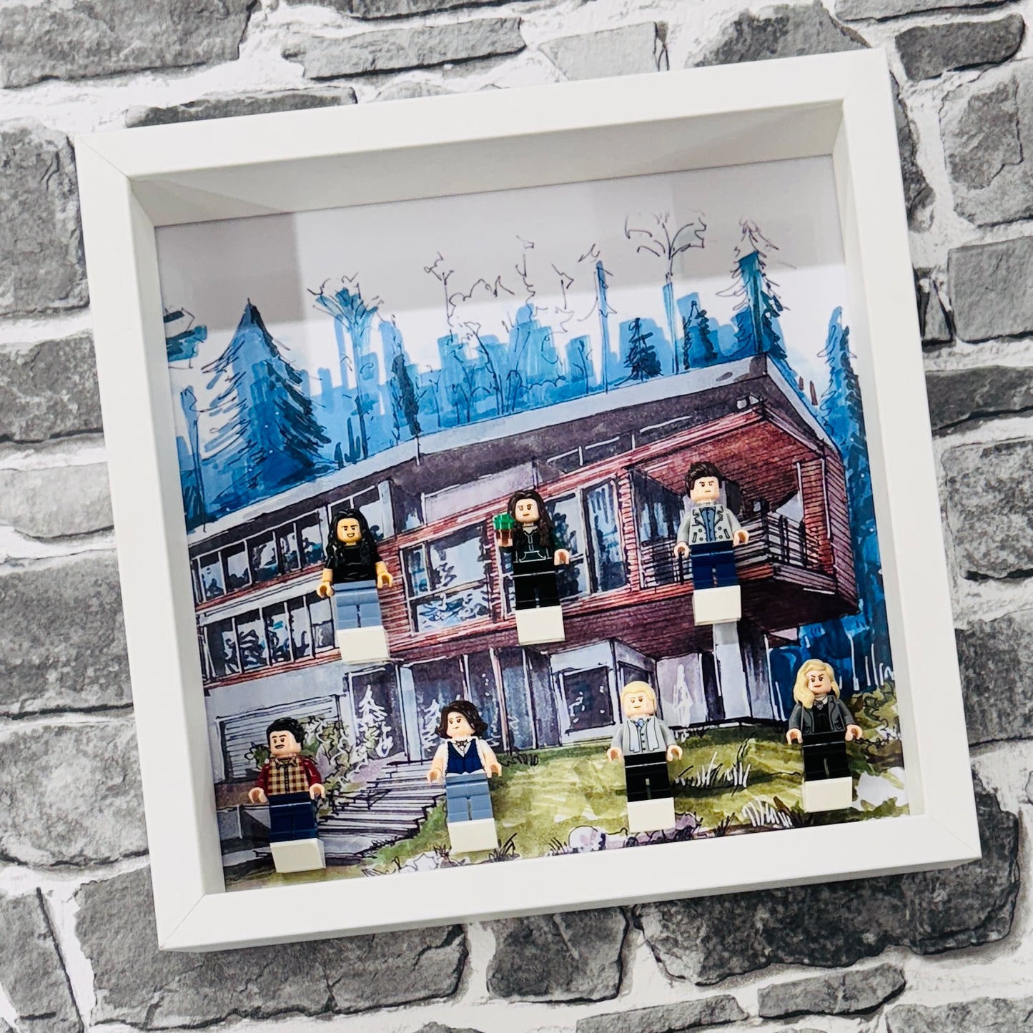 Display Frame Case For Lego Twilight The Cullen House minifigures 21354 V5