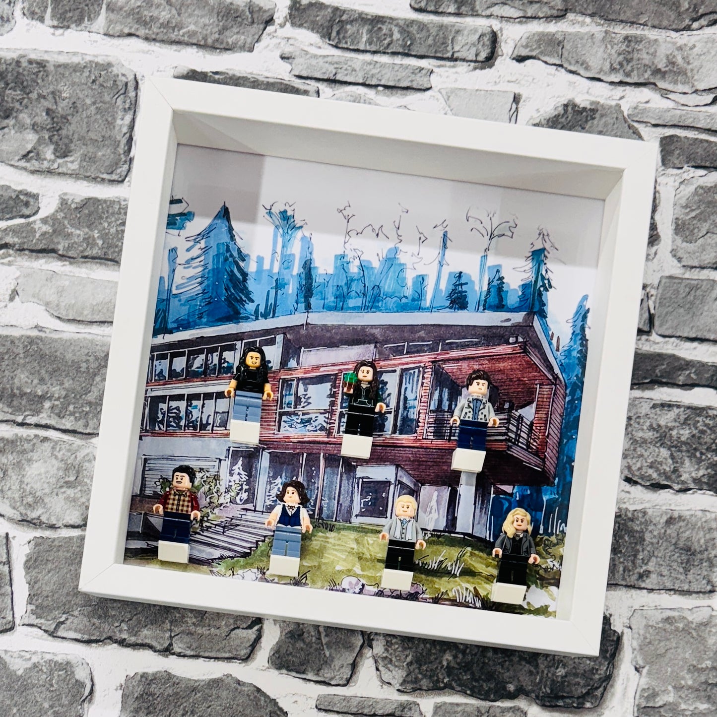 Display Frame Case For Lego Twilight The Cullen House minifigures 21354 V5