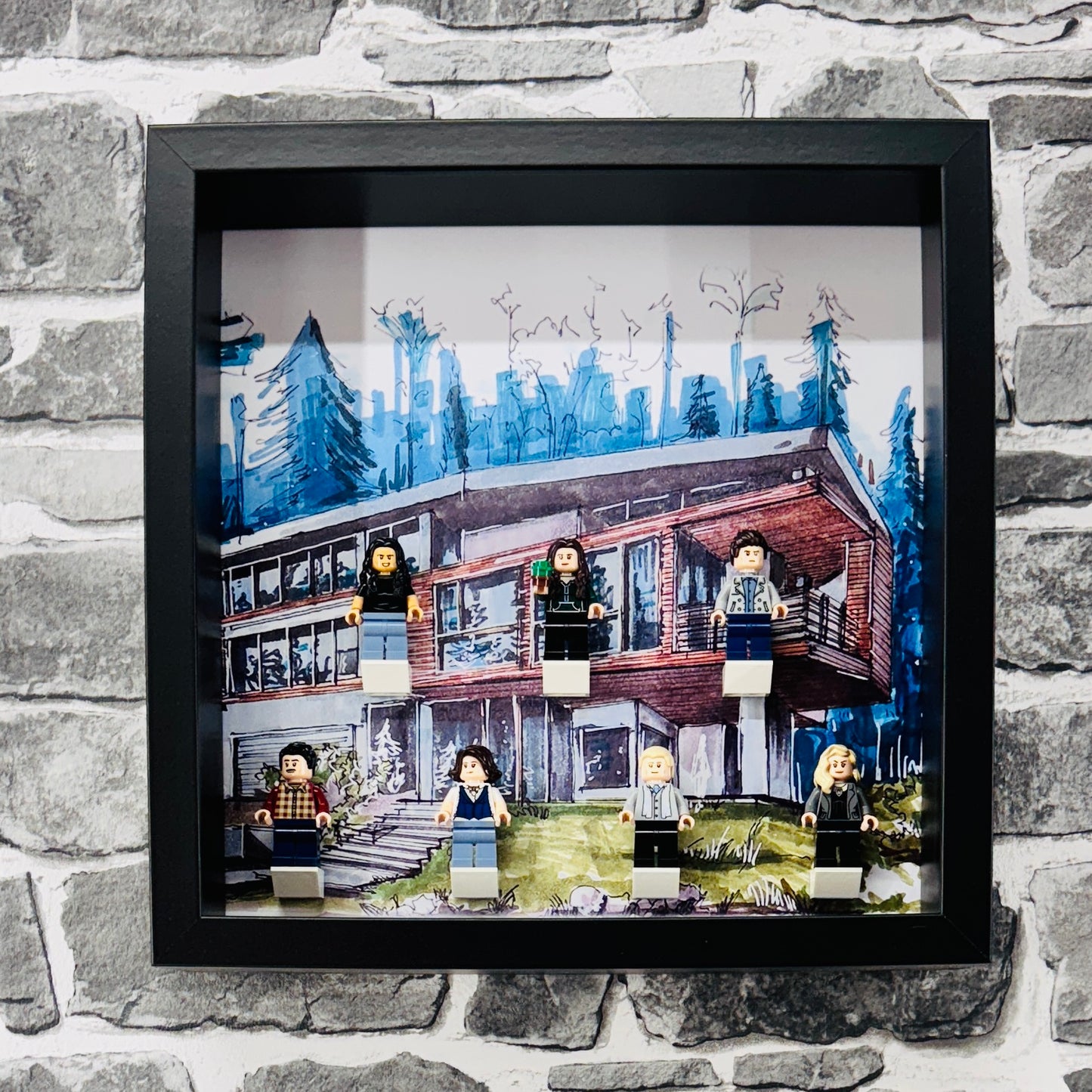 Display Frame Case For Lego Twilight The Cullen House minifigures 21354 V5