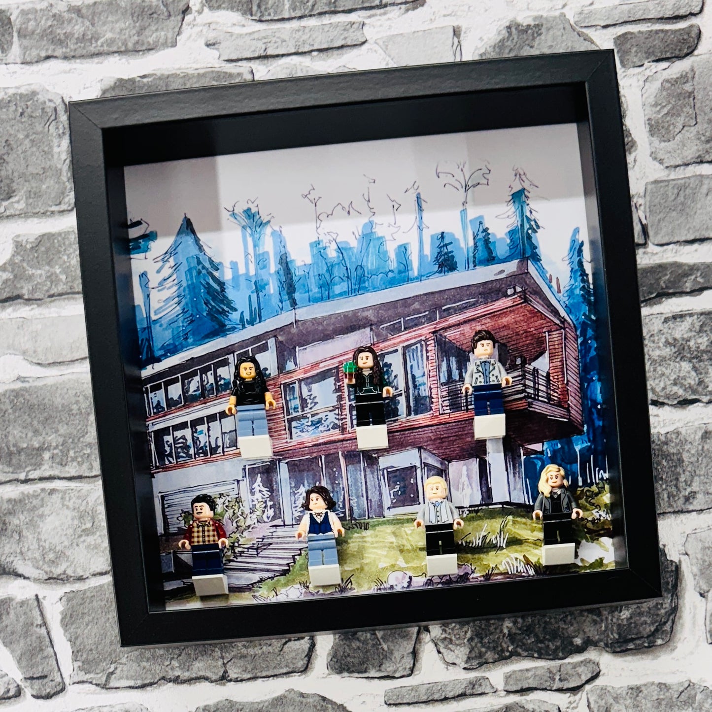 Display Frame Case For Lego Twilight The Cullen House minifigures 21354 V5