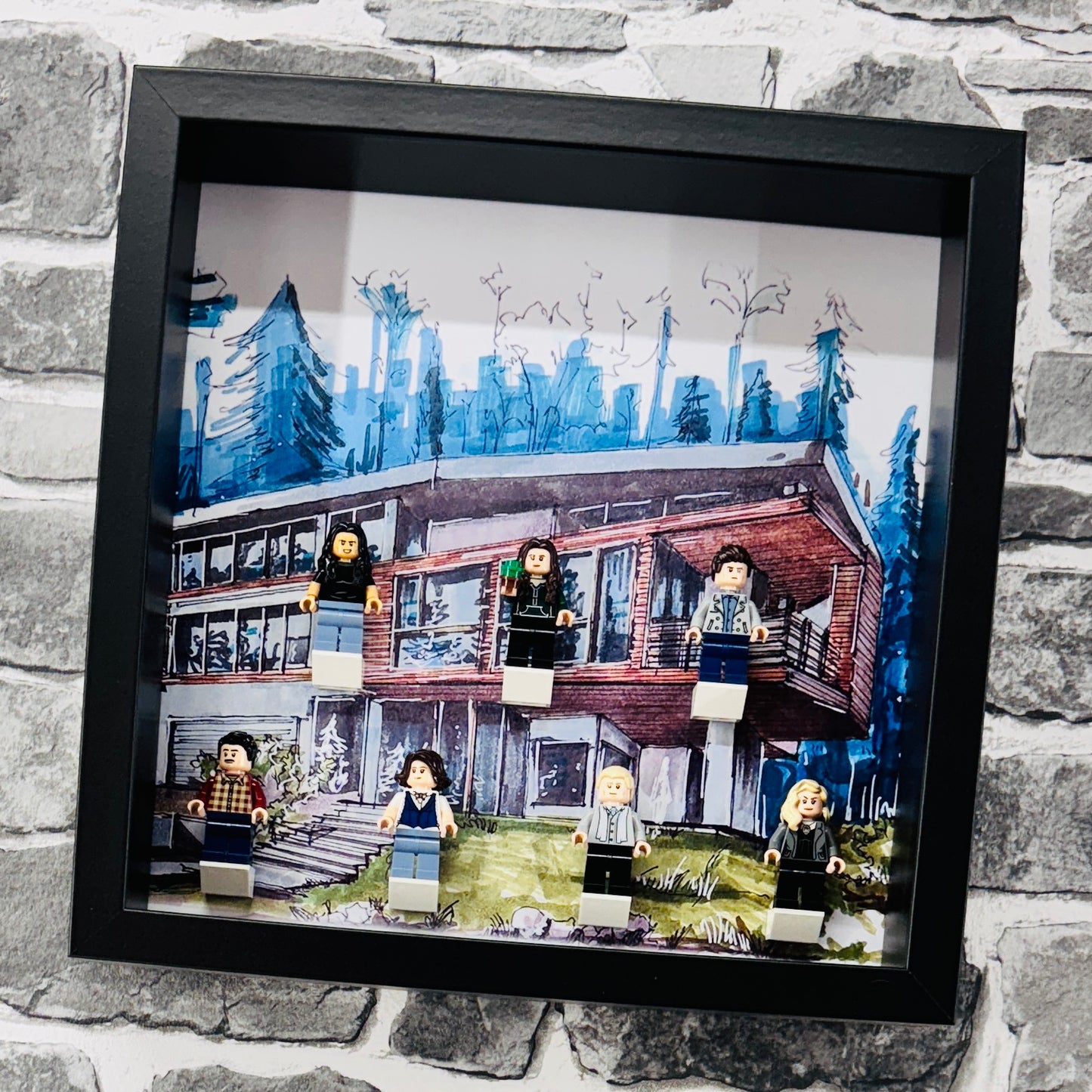 Display Frame Case For Lego Twilight The Cullen House minifigures 21354 V5