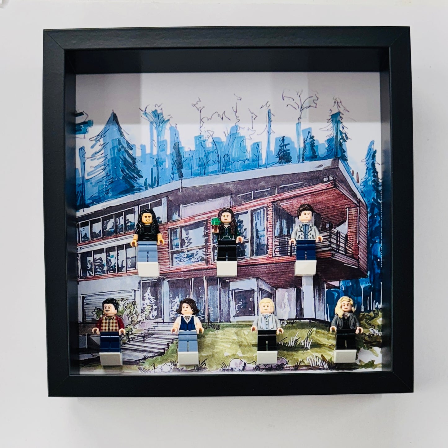 Display Frame Case For Lego Twilight The Cullen House minifigures 21354 V5