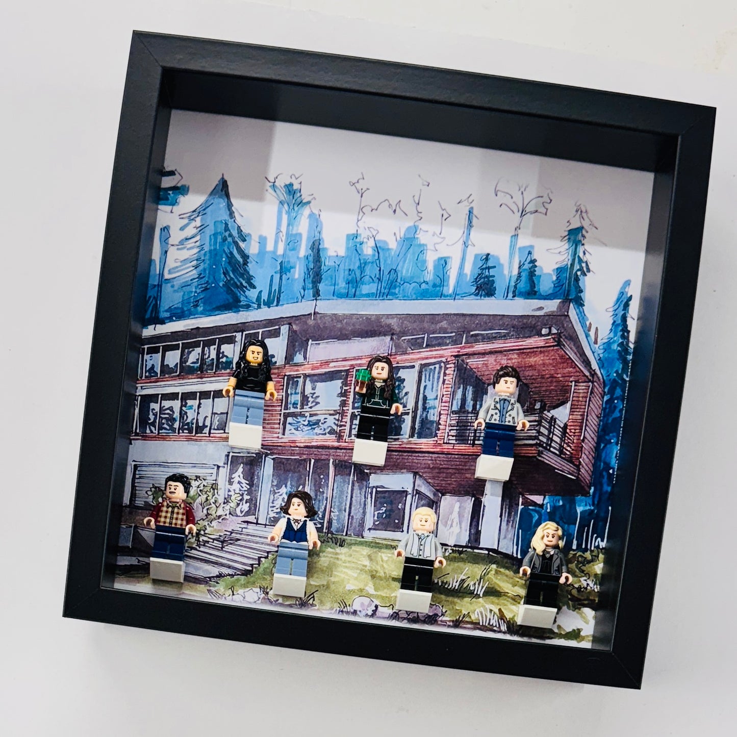 Display Frame Case For Lego Twilight The Cullen House minifigures 21354 V5