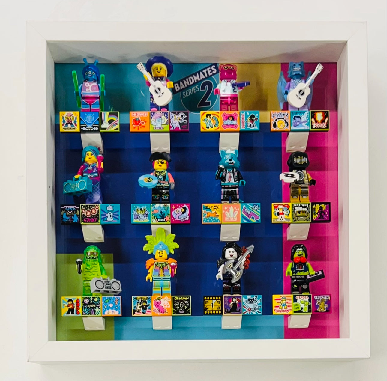 Display Frame Case For Lego Vidiyo Bandmates Series 2 Minifigures 27CM CMF 43108