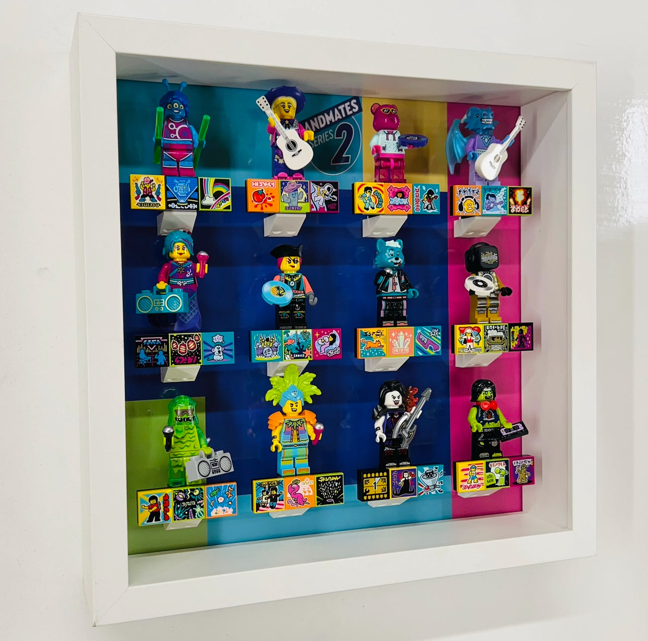Display Frame Case For Lego Vidiyo Bandmates Series 2 Minifigures 27CM CMF 43108