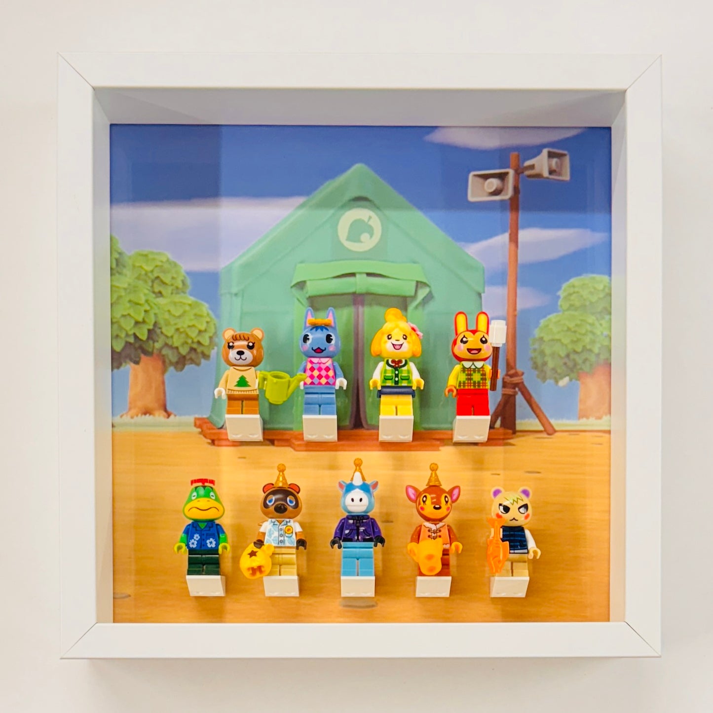 Display Frame Case For Lego Animal Crossing Minifigures 27CM