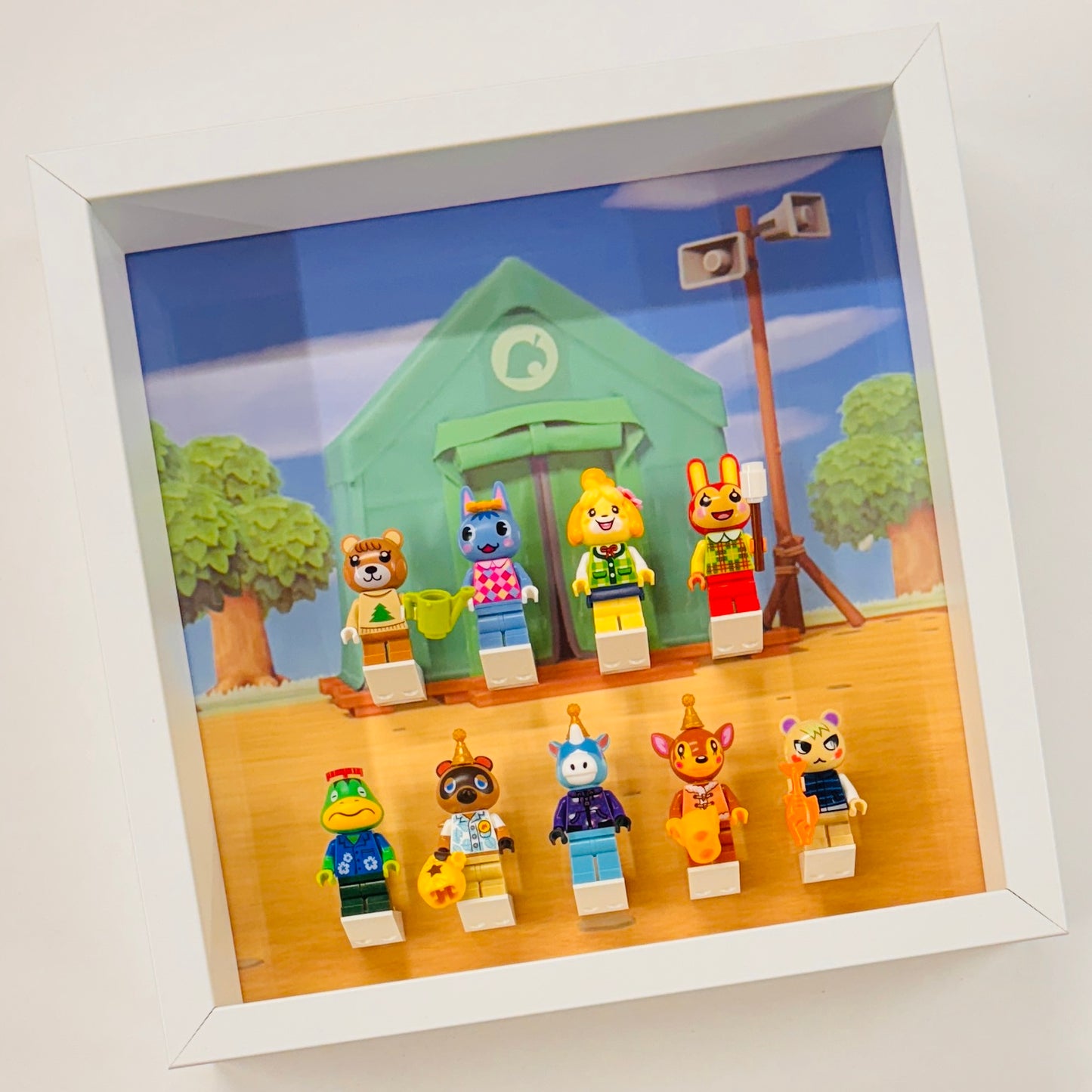 Display Frame Case For Lego Animal Crossing Minifigures 27CM