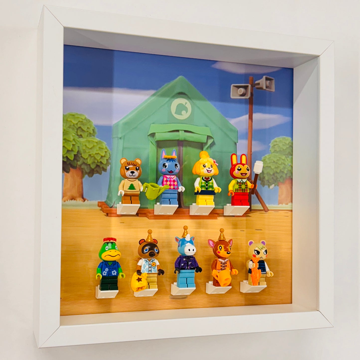 Display Frame Case For Lego Animal Crossing Minifigures 27CM