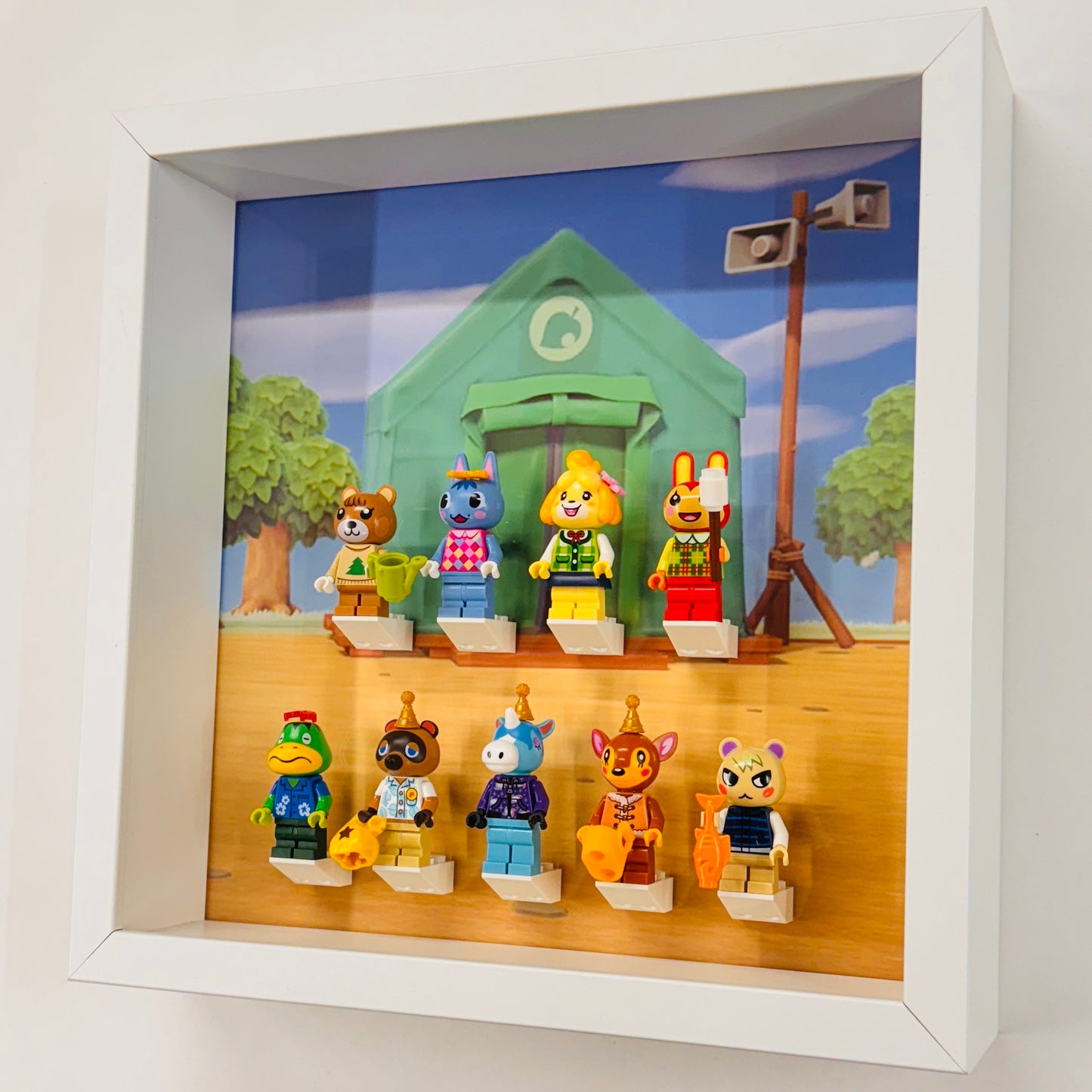 Display Frame Case For Lego Animal Crossing Minifigures 27CM
