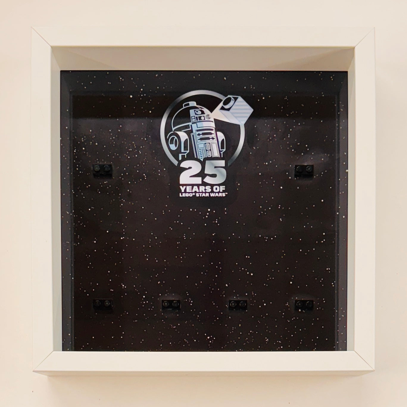 Display case Frame For Lego Star Wars 25th Anniversary Minifigures 27CM 6 fig