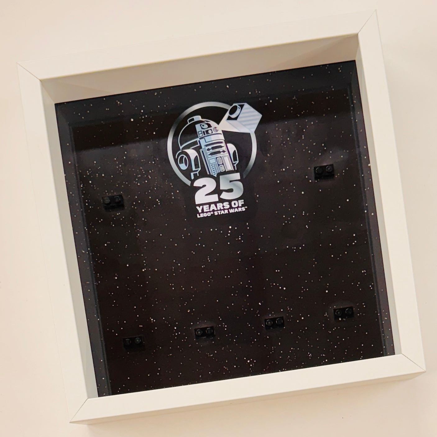 Display case Frame For Lego Star Wars 25th Anniversary Minifigures 27CM 6 fig