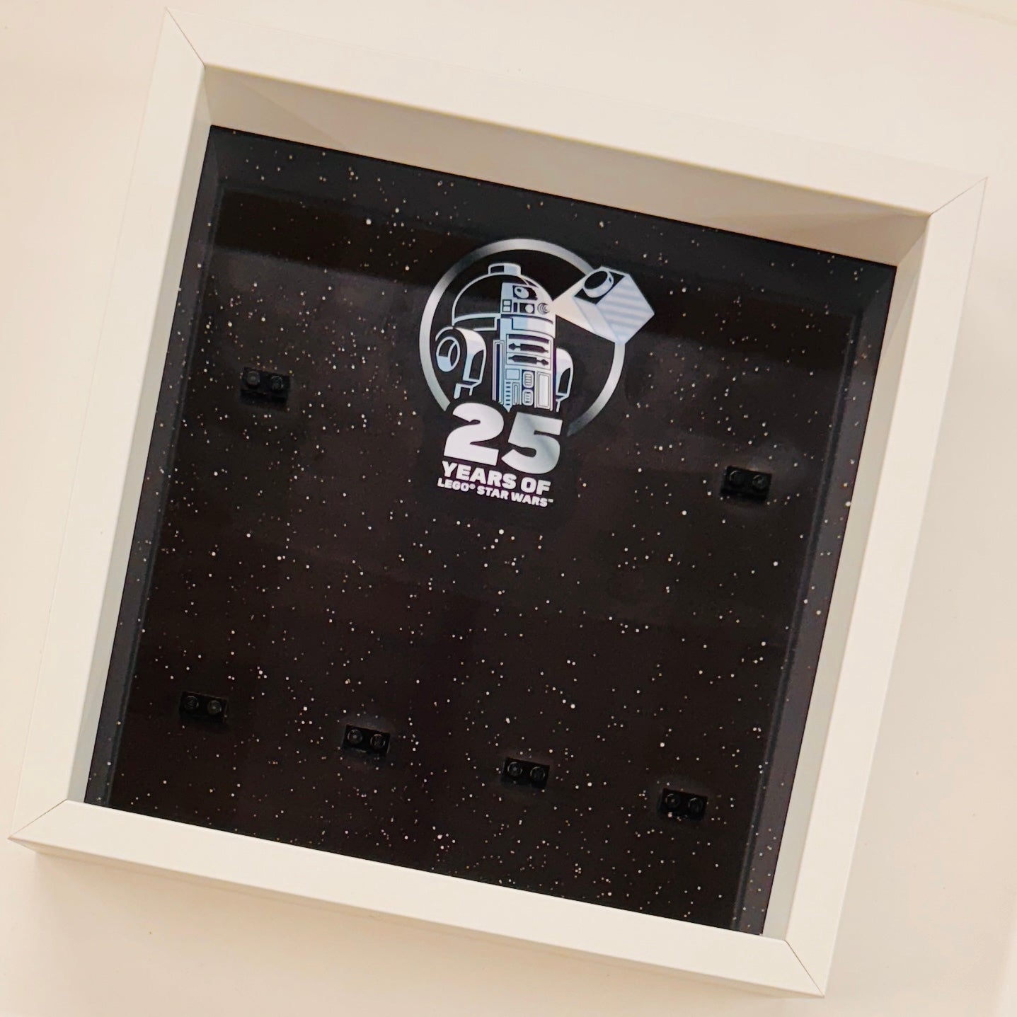 Display case Frame For Lego Star Wars 25th Anniversary Minifigures 27CM 6 fig