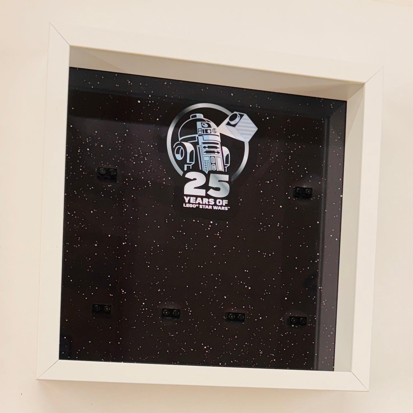 Display case Frame For Lego Star Wars 25th Anniversary Minifigures 27CM 6 fig
