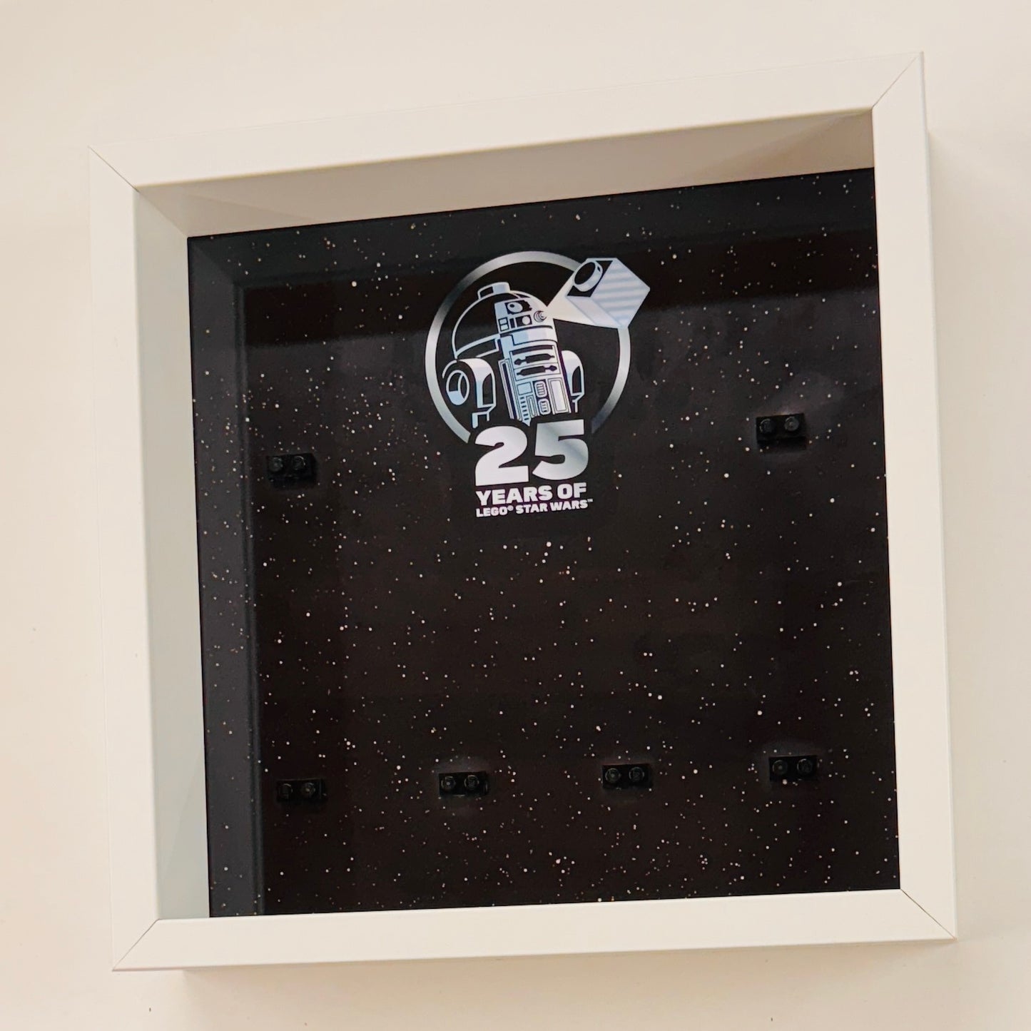Display case Frame For Lego Star Wars 25th Anniversary Minifigures 27CM 6 fig