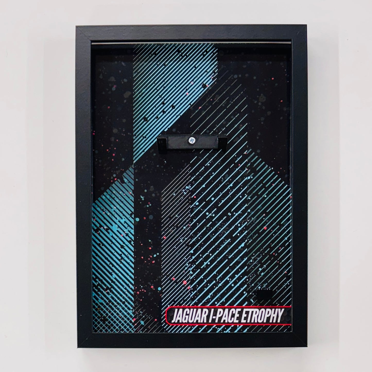 Display Wall Mount Frame for Lego ® Speed Champions Jaguar I-Pace Etrophy