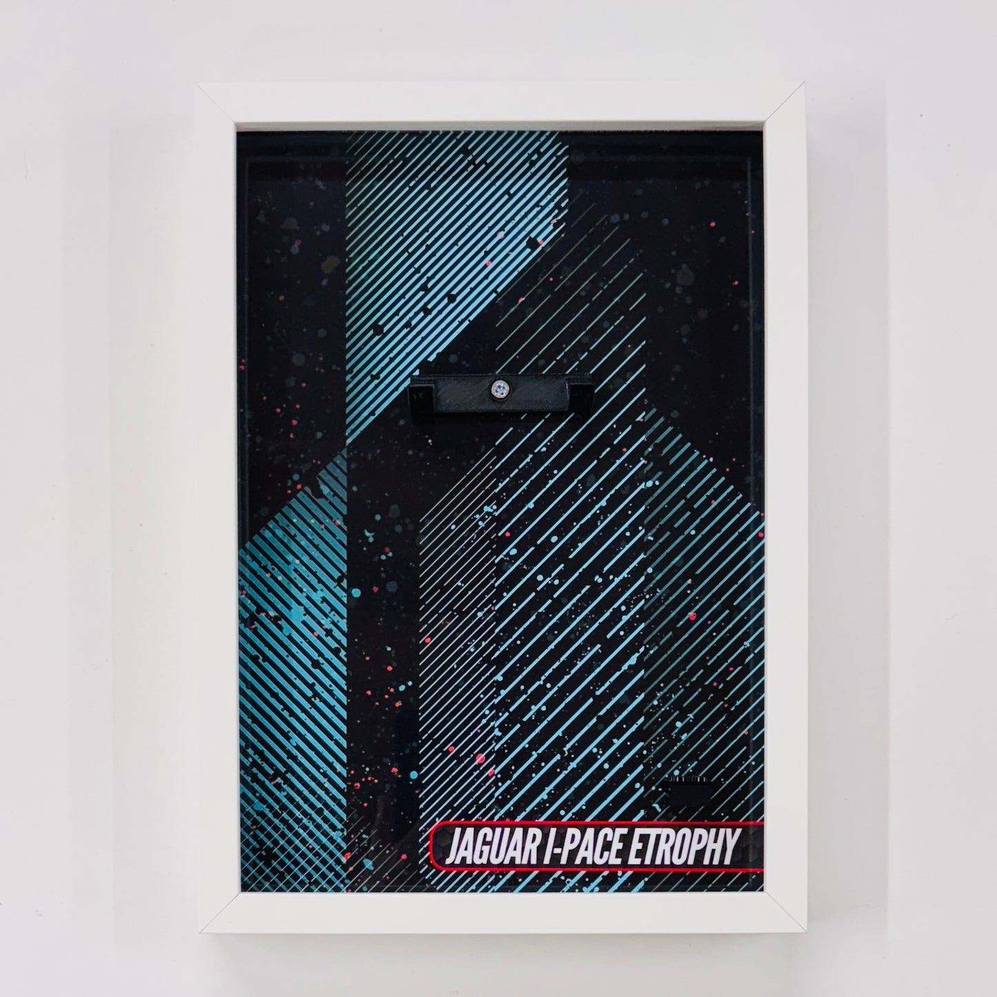 Display Wall Mount Frame for Lego ® Speed Champions Jaguar I-Pace Etrophy