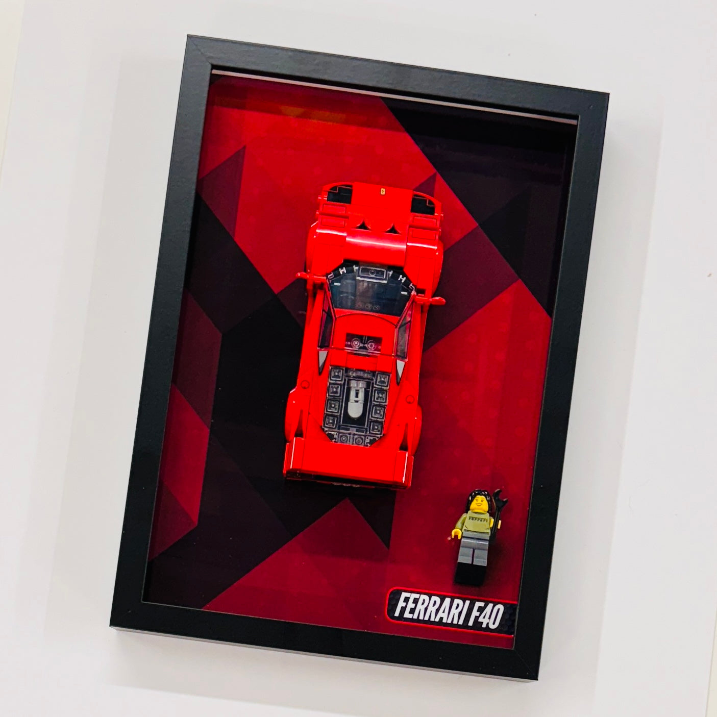 display wall mount frame for lego speed champion Ferrari f40