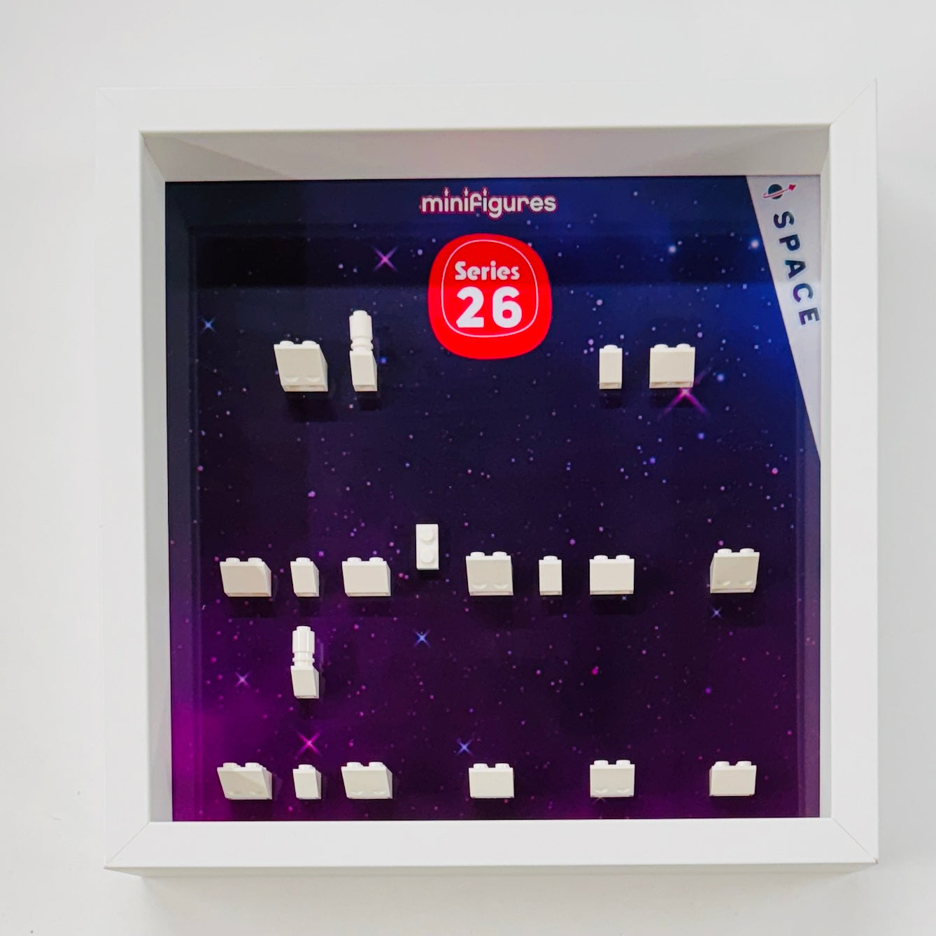Display case for Lego series 71046 26 minifigures