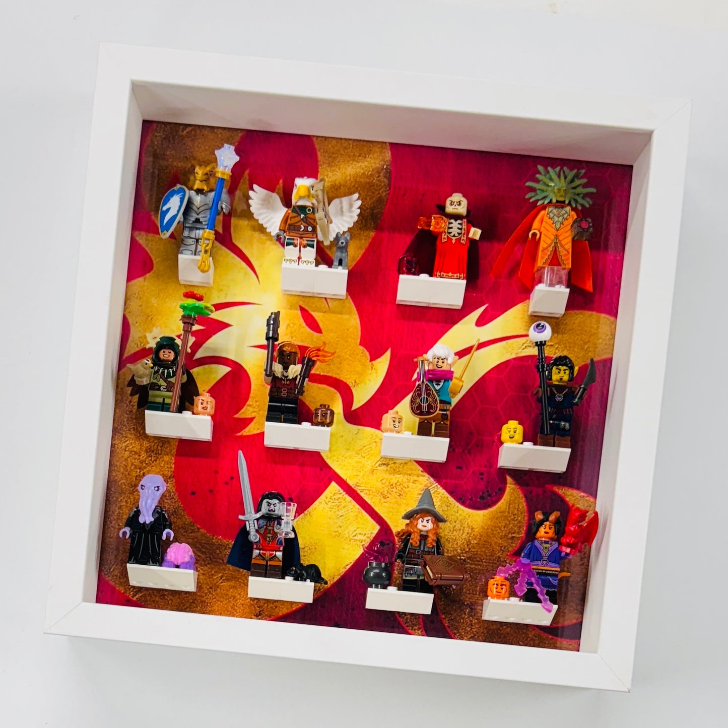 minifigure display frame lego dungeons dragons