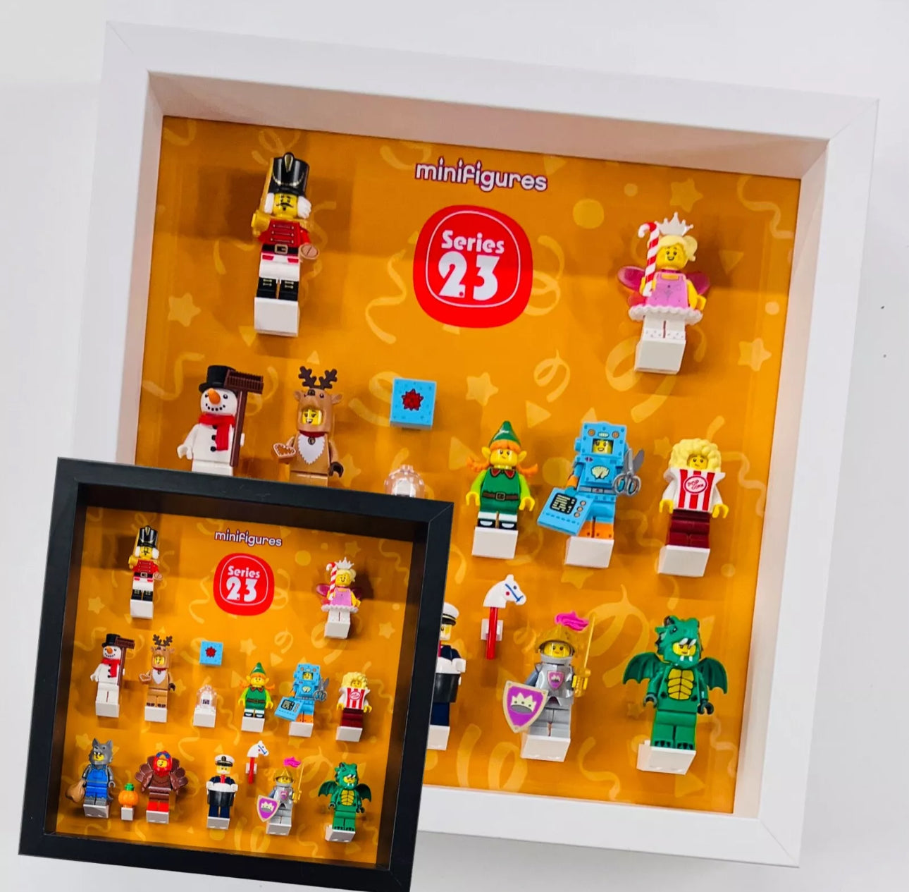 display frame for lego series 23 minifigures
