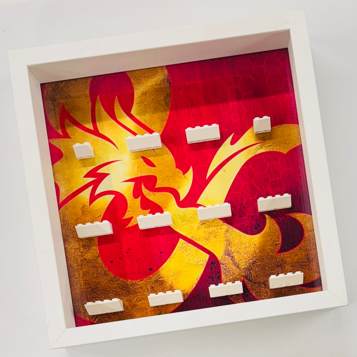 dungeon and dragons lego minifigure display frame