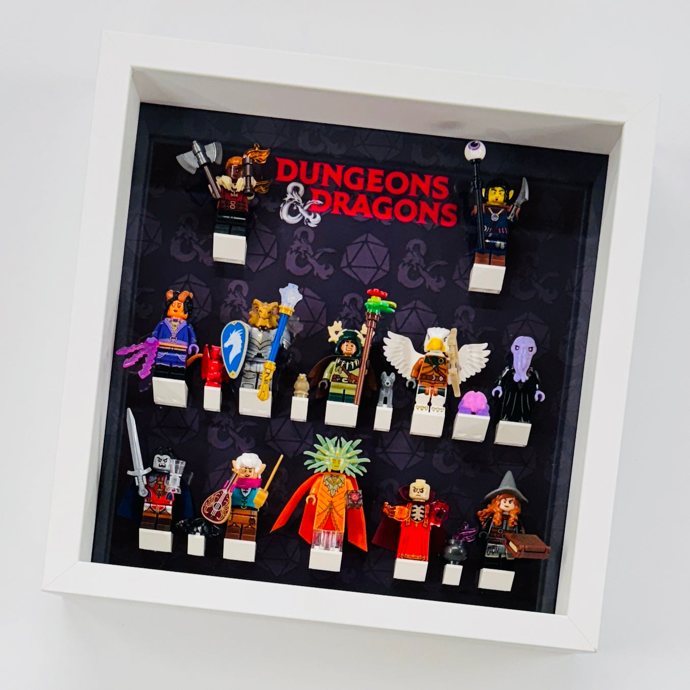Display Frame Case For Lego Dungeon and Dragons Minifigures 27CM
