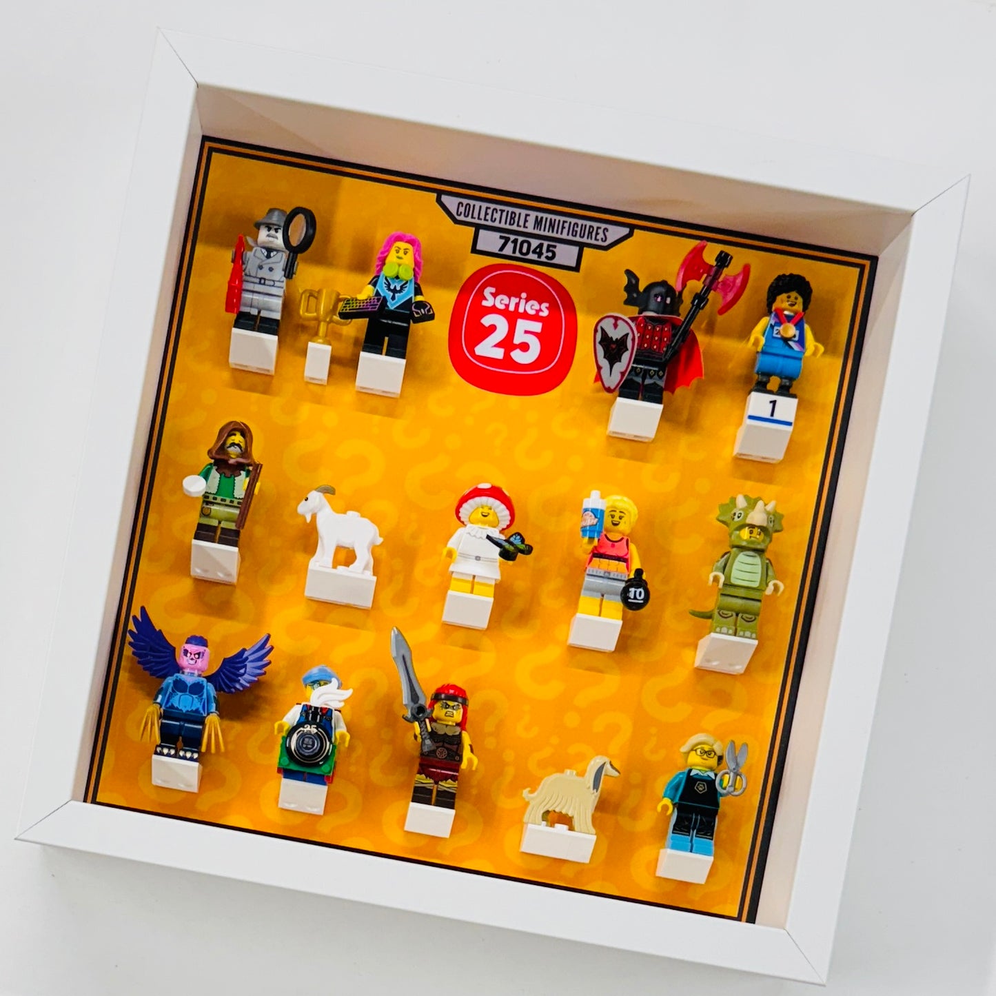 frame for lego series 25 minifigures