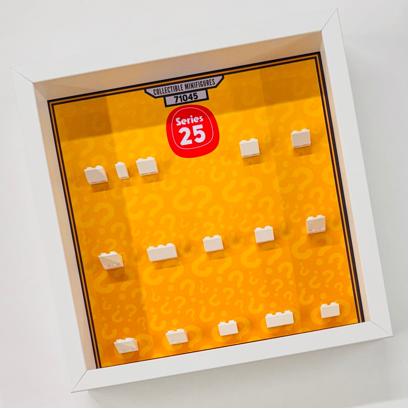 frame to display series 25 lego minifigures