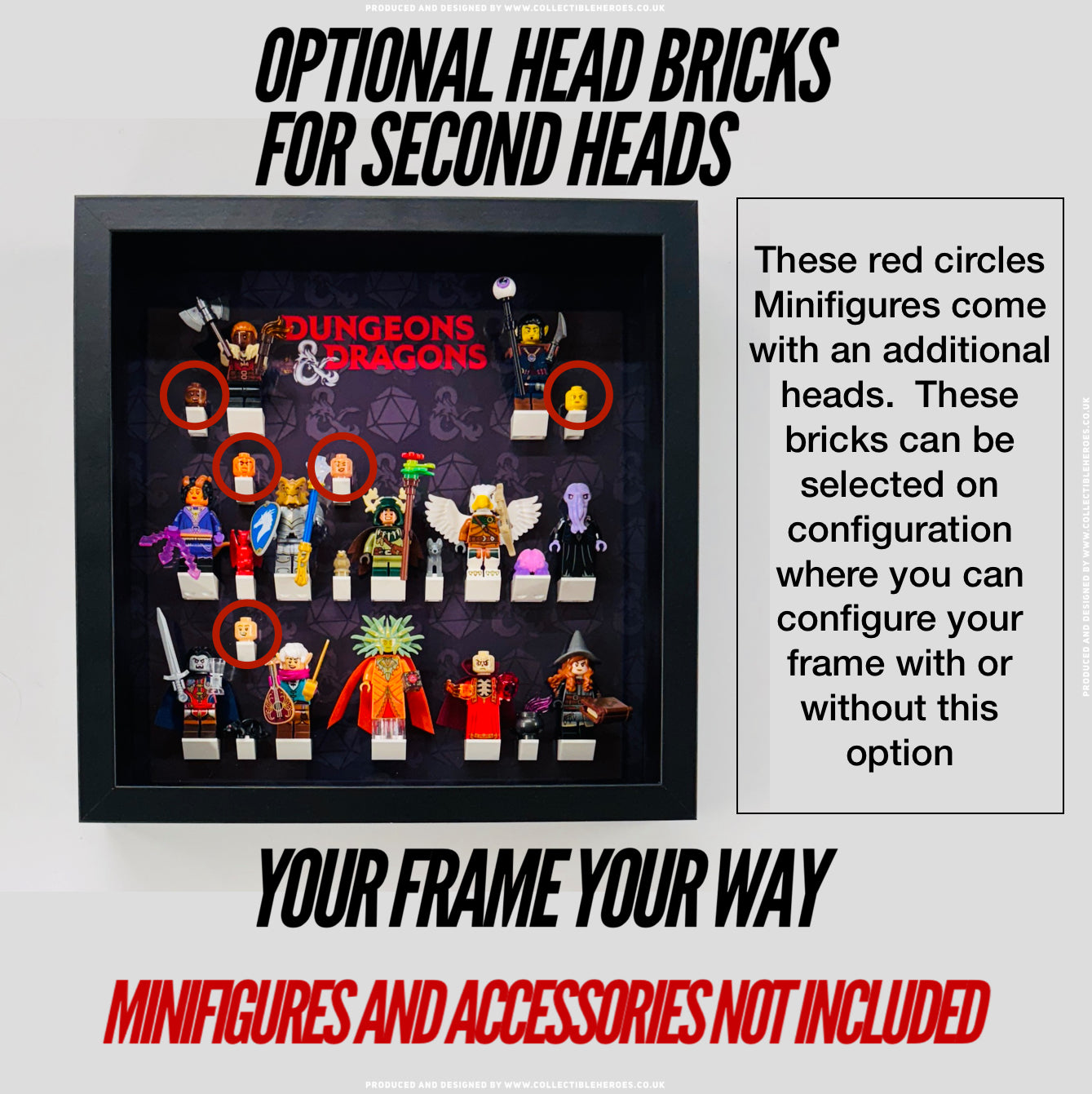 head page for lego dungeons and dragons display frame
