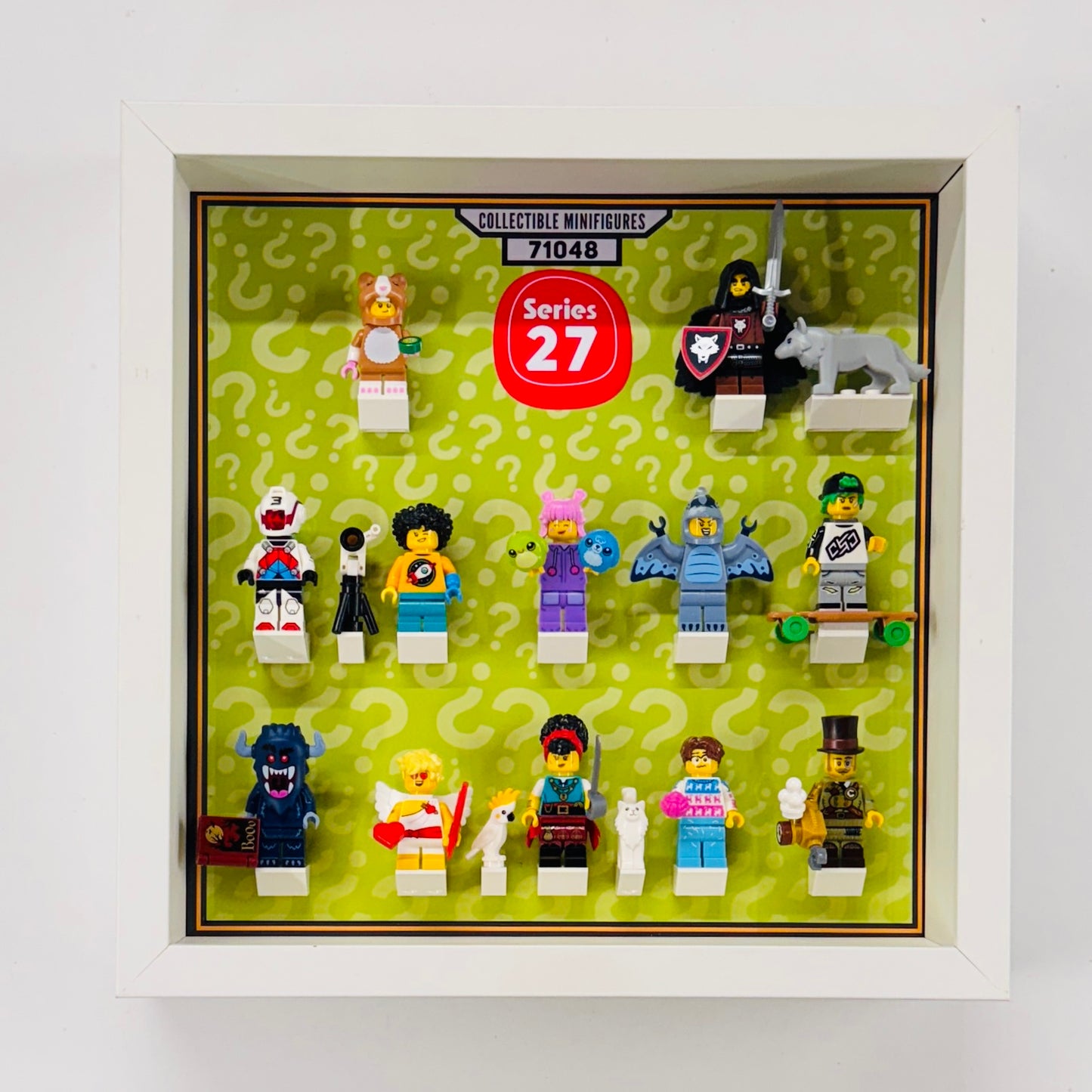 lego series 71048 minifigure display frame
