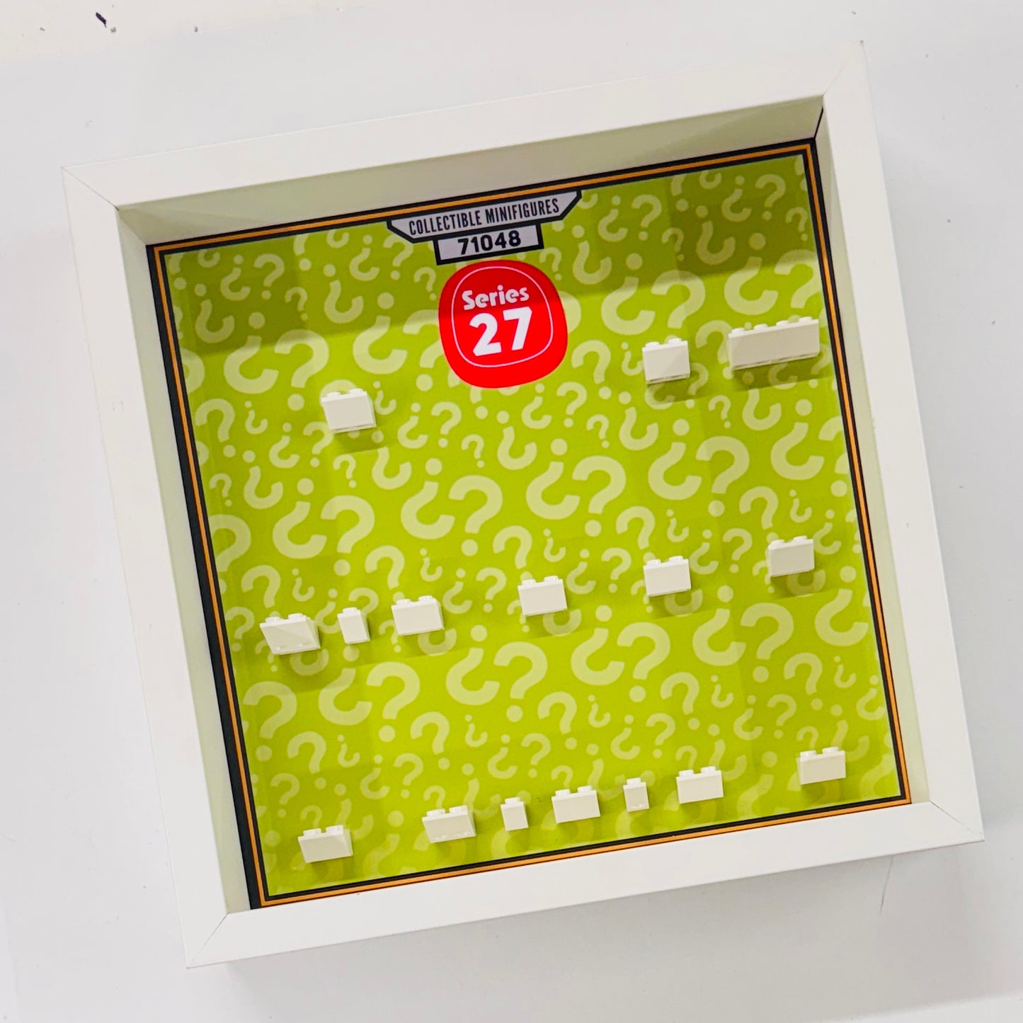 minifigure display frame lego series 27