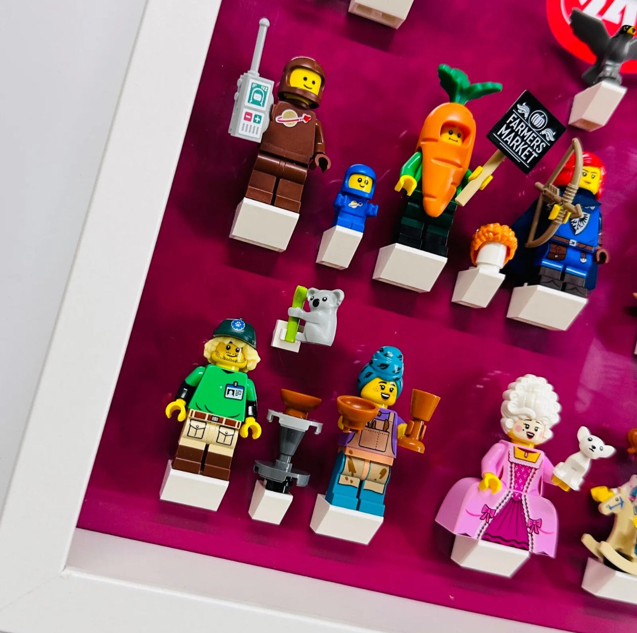 minifigure display case lego series 24