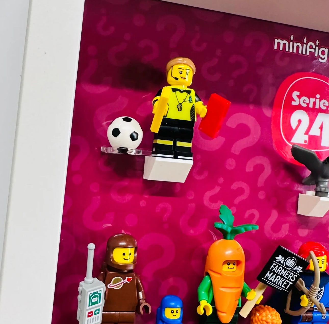 Series 24 lego minifigure display case