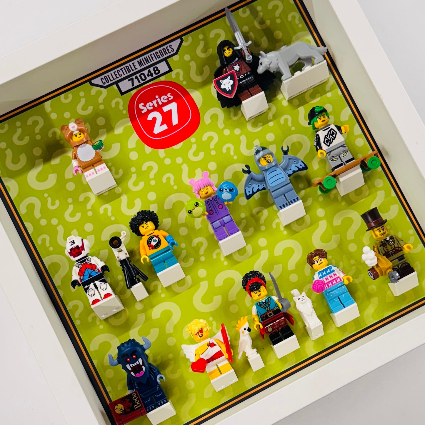 series 27 lego minifigure display frame