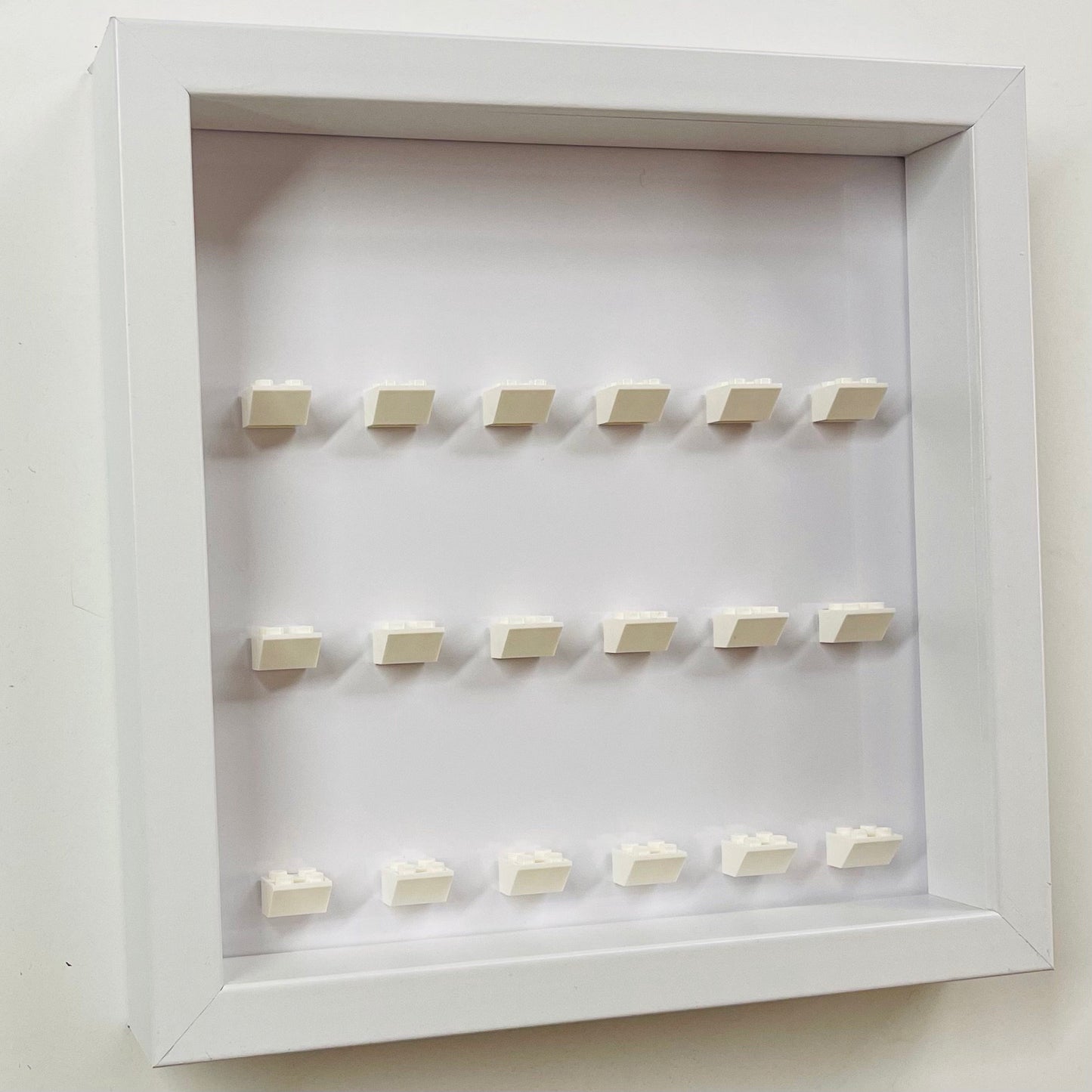 Display frame case for Lego General Minifigures 25CM No Figures White background