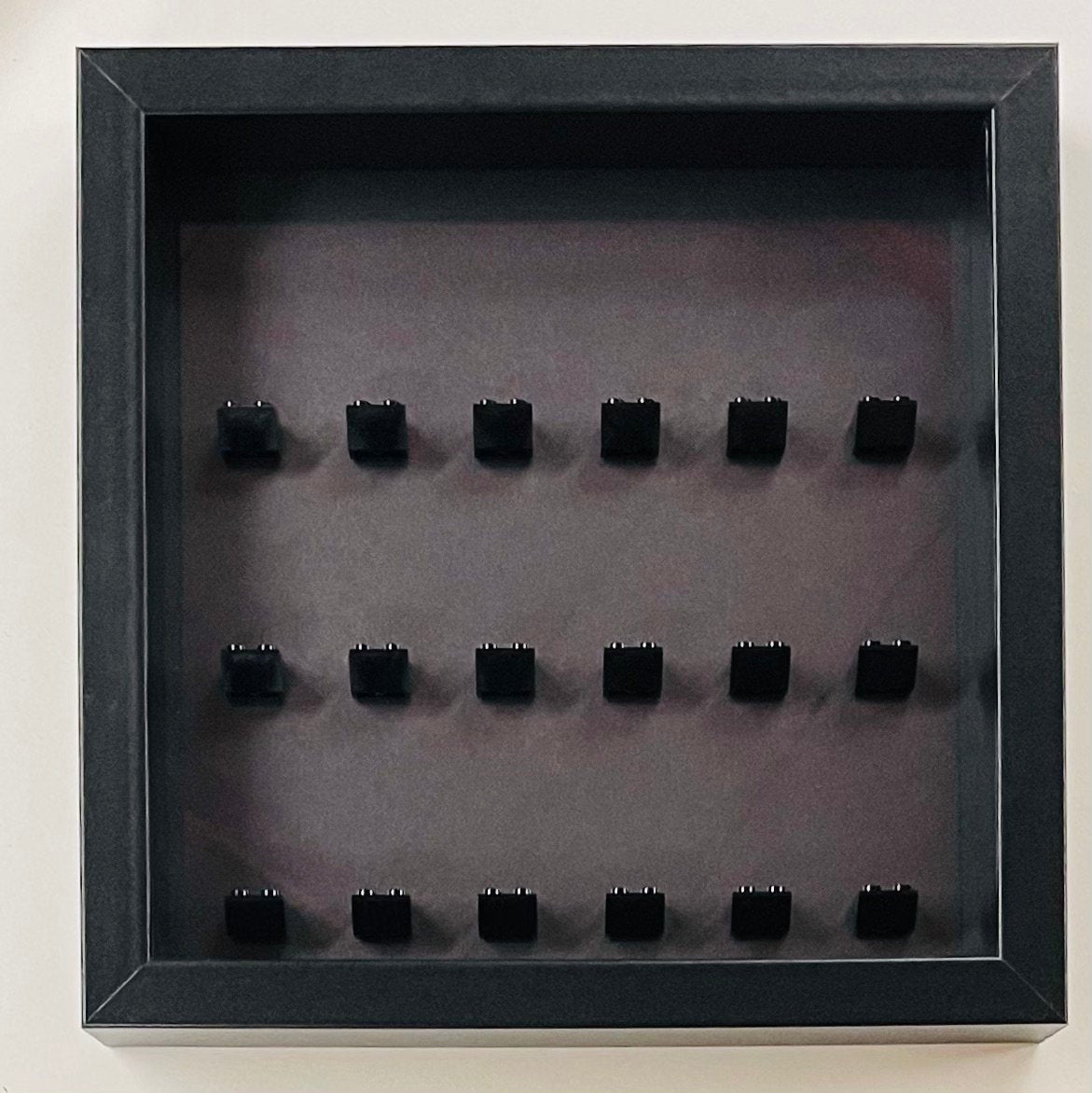 Display frame case for Lego General Minifigures 25CM No Figures Black background
