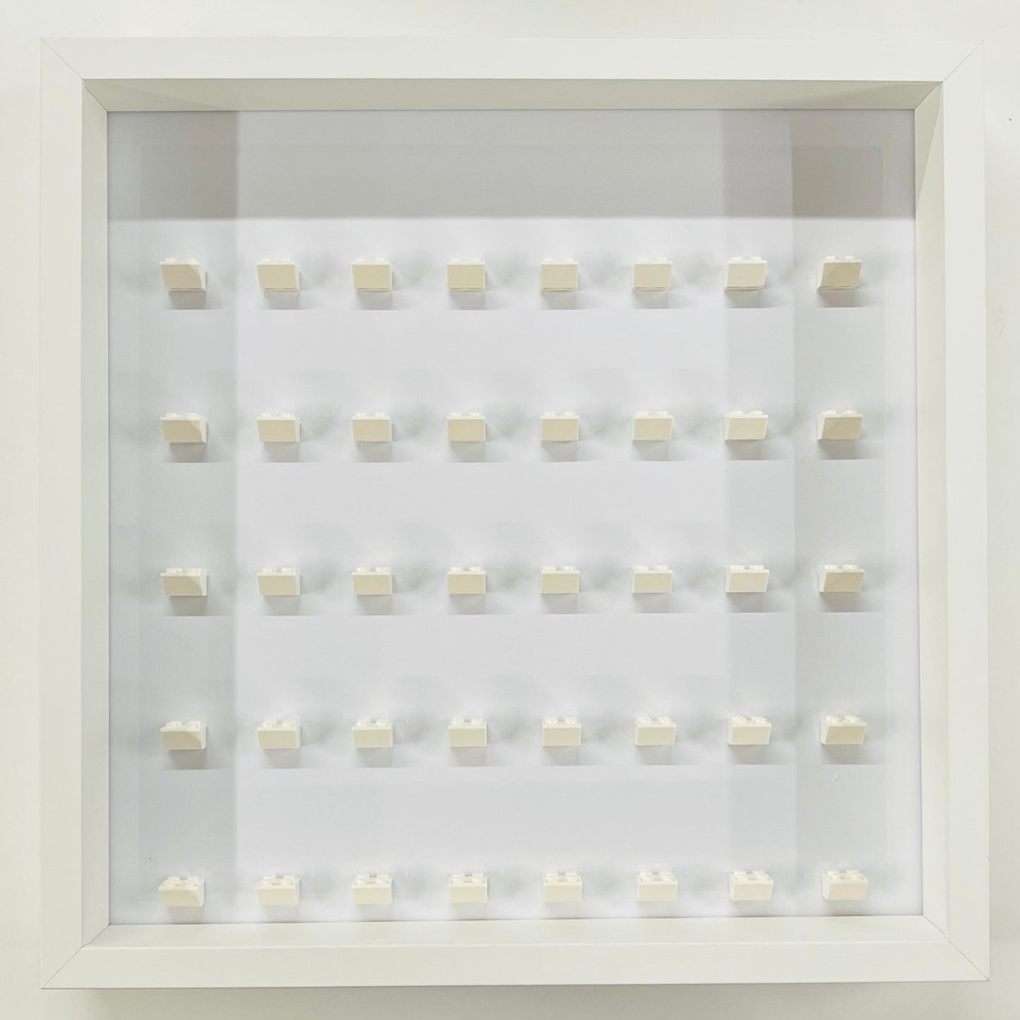 Display Frame Case For General Lego Minifigures No Figures 37cm White