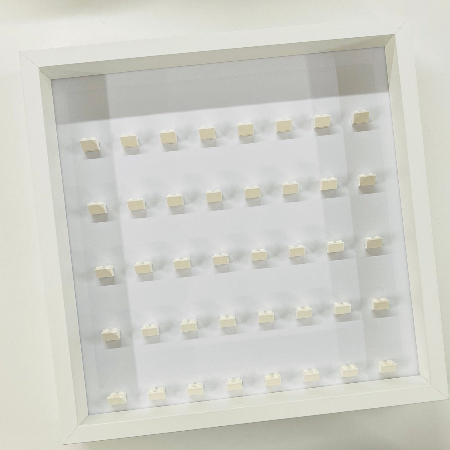 Display Frame Case For General Lego Minifigures No Figures 37cm White