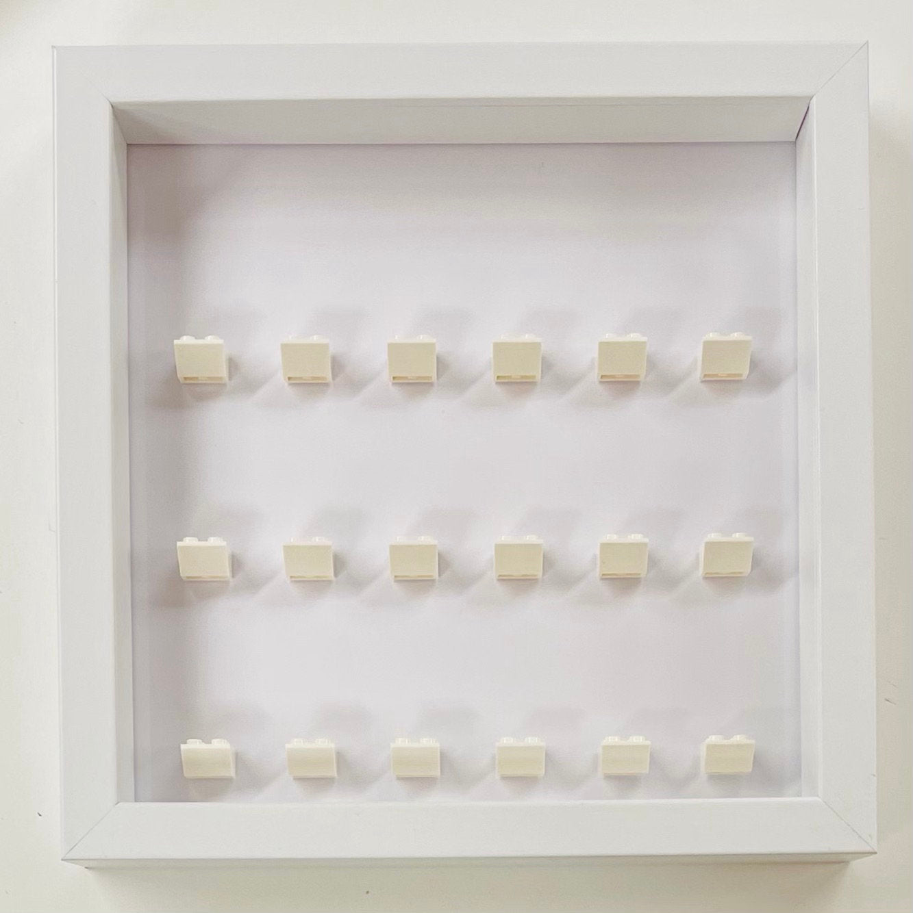 Display frame case for Lego General Minifigures 25CM No Figures White background