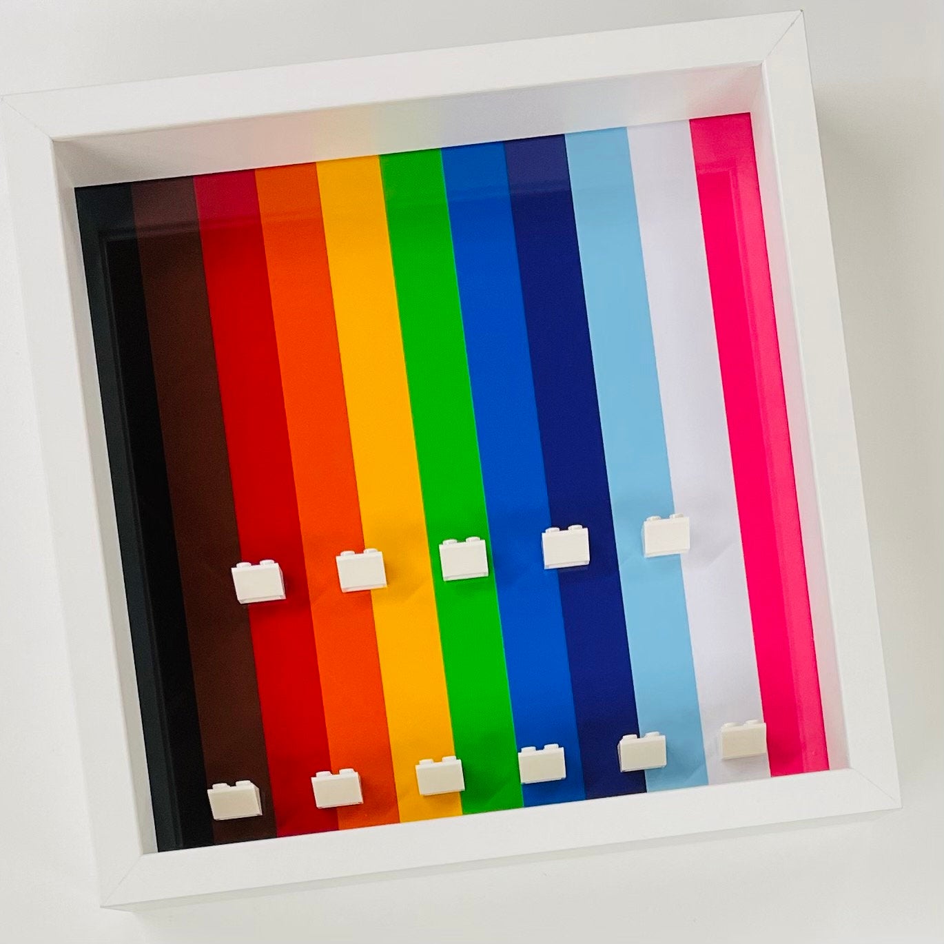 Display Frame Case For Lego Everyone Is Awesome Minifigures 27CM No Figures 40516