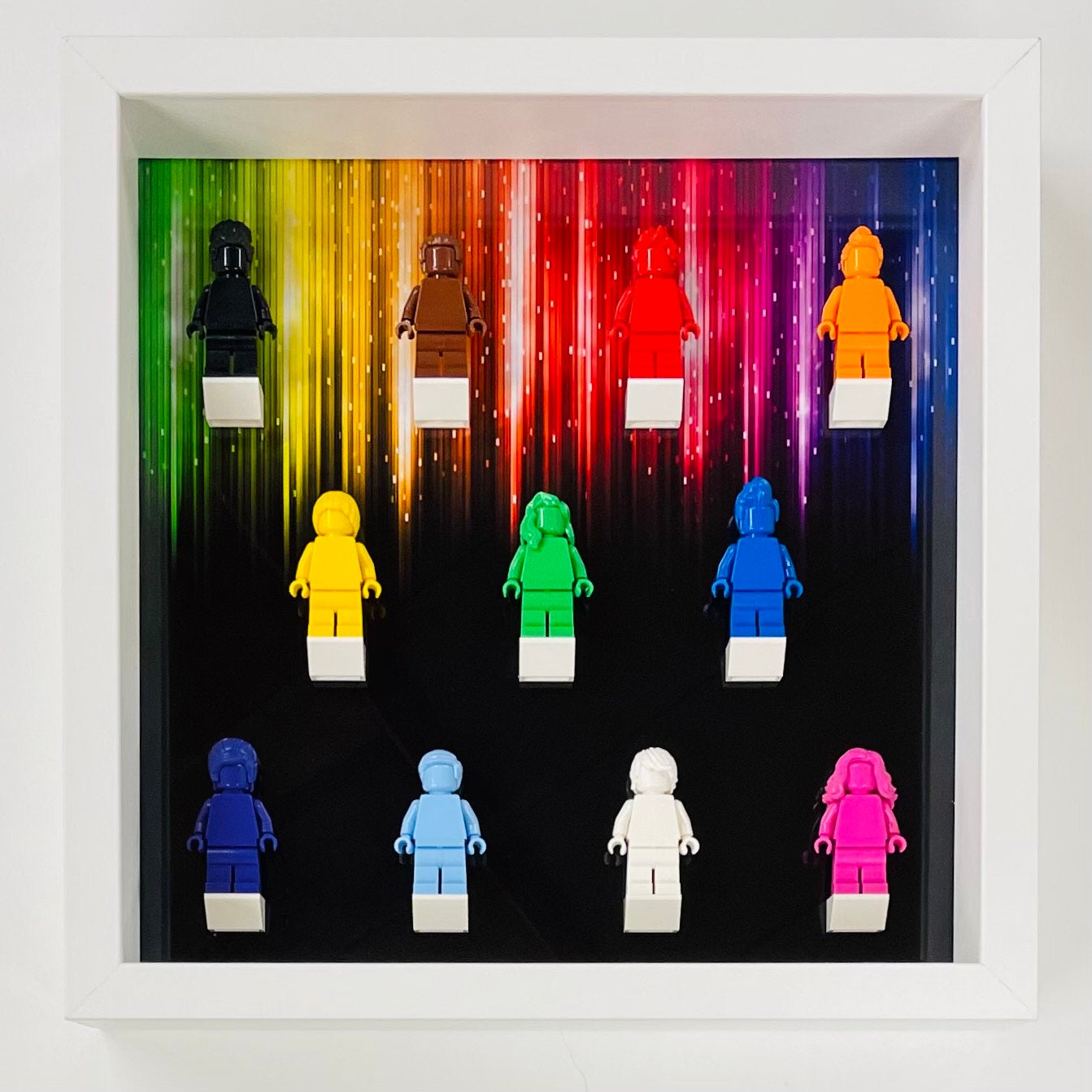 Display Frame Case For Lego Everyone Is Awesome Minifigures 27CM No Figures 40516