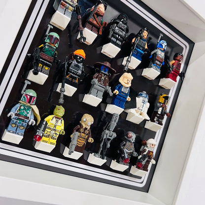 Display Frame for Lego ® Star Wars Mandalorian general minifigures figures 27cm