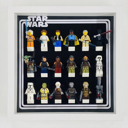 Display Frame for Lego ® Star Wars Logo minifigures figures 27cm